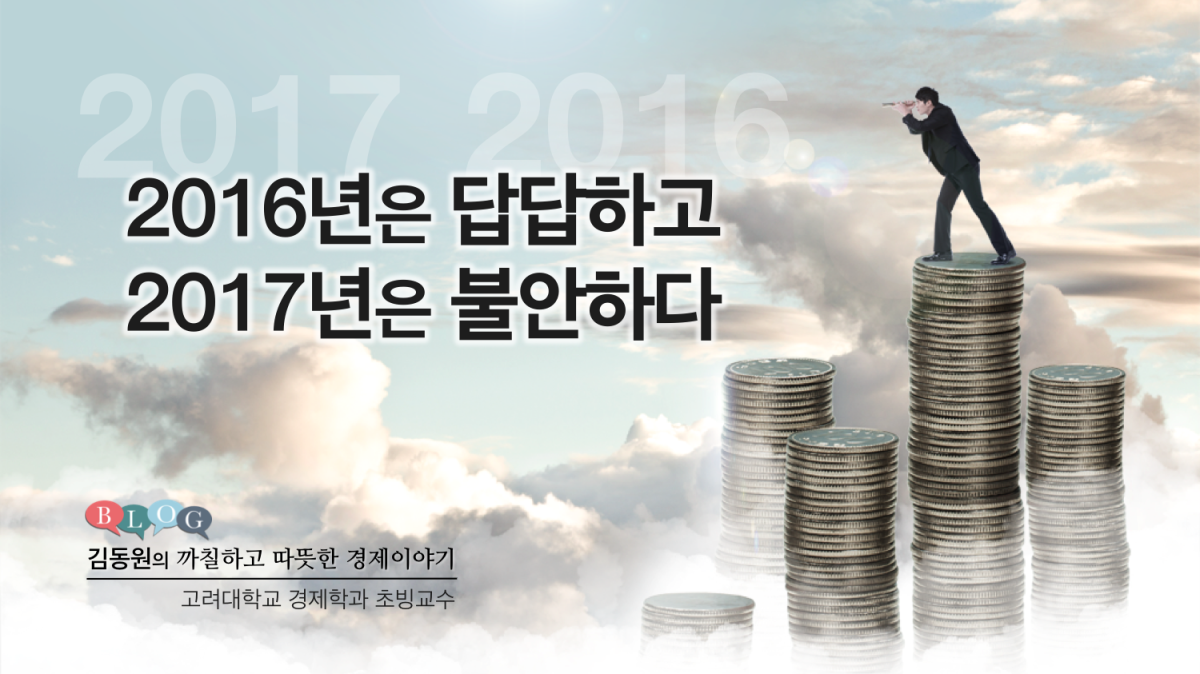 2016년은 답답하고, 2017년은 불안하다