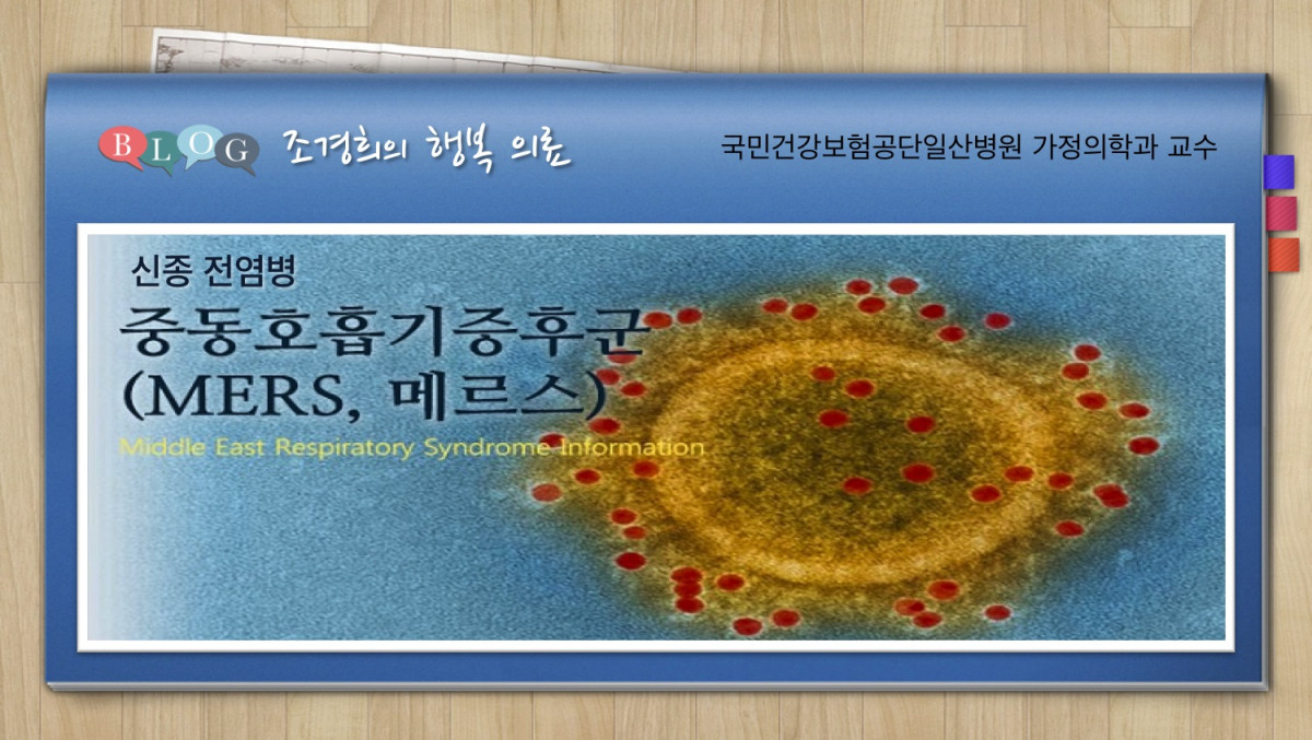 신종 전염병 중동호흡기 증후군 (MERS, 메르스)  