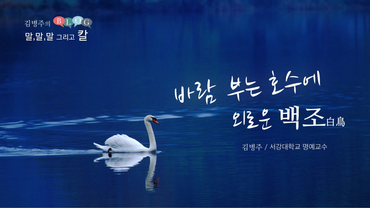 바람 부는 호수에 외로운 백조(白鳥)